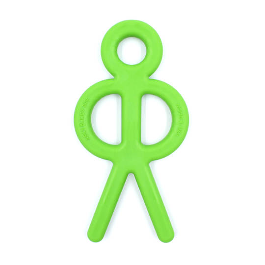 Buddy Bite™ Chewable Stick Figure Lime Green - Medium